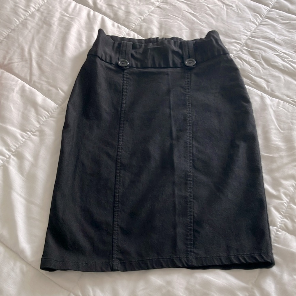 Y2k Elegant Black Women's pencil Skirt Size:S